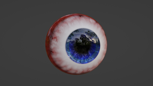 Eye Ball with procedural textures preview image